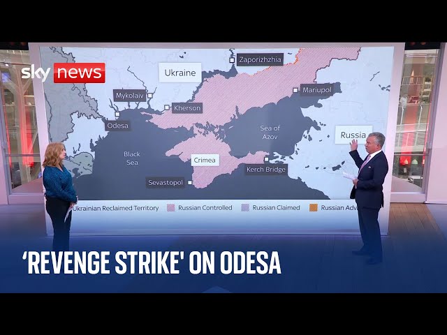 Ukraine War: Moscow says overnight attacks on Southern Ukraine were 'mass revenge strikes'