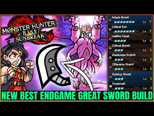 New Best Sunbreak Great Sword Build - Highest Damage Possible & More - Monster Hunter Rise Sunbreak!
