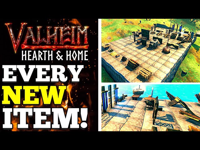 Valheim - Every NEW Build Item!