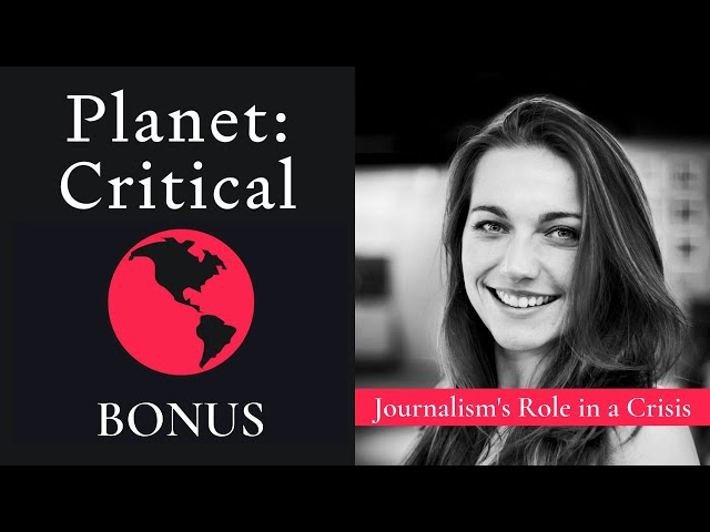 Journalism's Role in a Crisis | BONUS