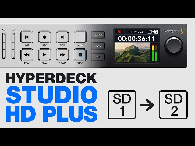 HyperDeck Studio HD Plus Review and Setup Guide
