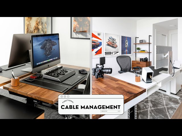 My Desk Setup Cable Management Makeover!