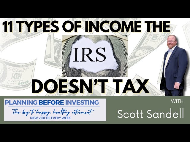 Do You Know The 11 Types of Income the IRS Doesn't Tax?