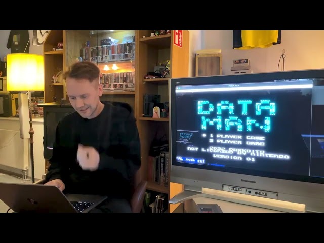 GameDev Meetup #2 - "Data Man" NES game by Ted Steen