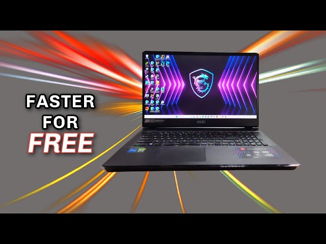 How to SPEED up your MSI Laptop for FREE