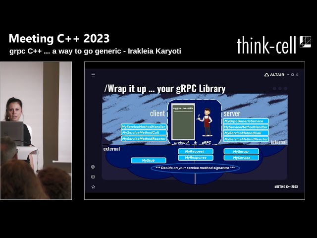grpc C++ ... a way to go generic - Irakleia Karyoti - Meeting C++ 2023