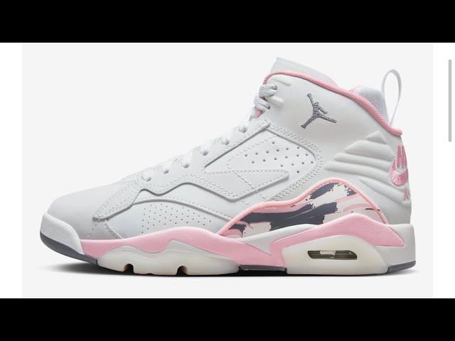 Photos of the Jordan Brand MVP Shy Pink Sneakers Colorway Retail Price $165 Sneakerhead News 2023