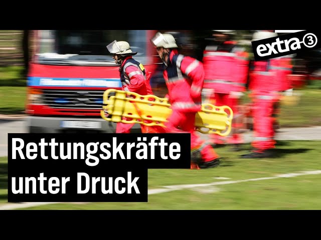 Der harte Alltag der Rettungssanitäter | extra 3 | NDR