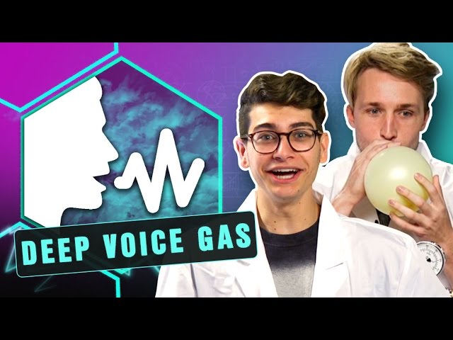 CRAZY DEEP VOICE GAS EXPERIMENT! (Smosh Lab)