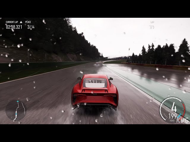Forza Motorsport - Moderate Rain Gameplay (XSX UHD) [4K60FPS]