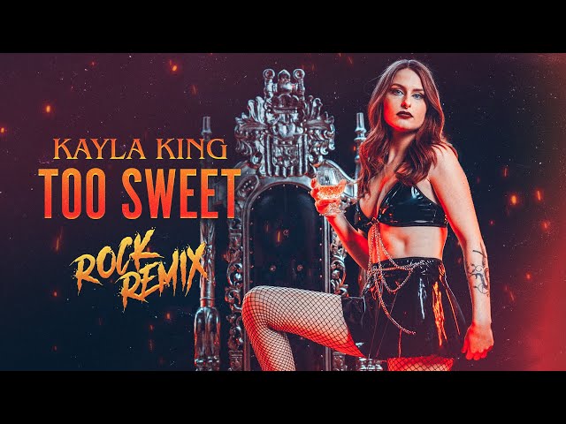 TOO SWEET (Rock Remix) - HEAVY @hozier Cover by KAYLA KING 🍭 🥃 Rock Cover | Metal Cover