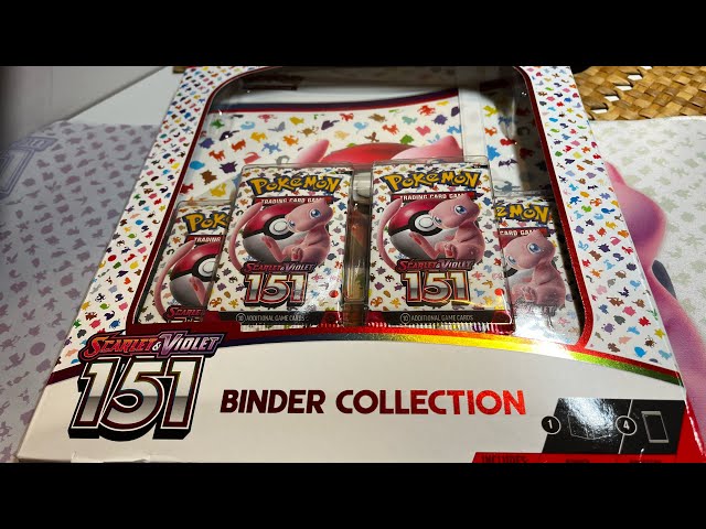Unboxing Pokémon 151 Binder Collection - ASMR