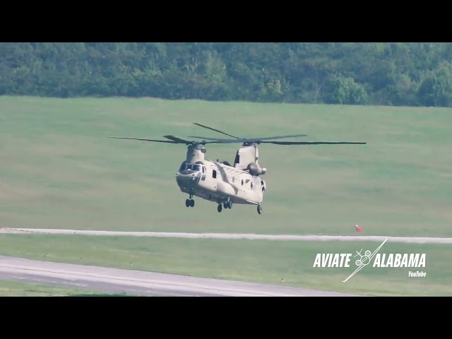 Chinook Landing Alabama Air National Guard (CH-47)