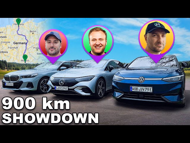 VW ID.7 vs. BMW i5 vs. Mercedes EQE: Elektro-Passat im Kampf gegen Premium Kreuzer?!
