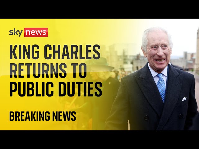 King Charles set to return to public duties after positive response to cancer treatment