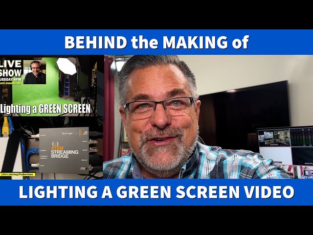 Behind the Making of my Lighting the Green Screen Live & Streaming Bridge.