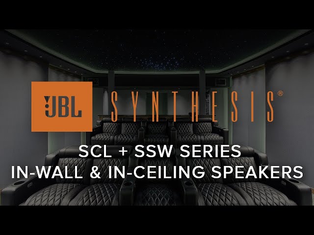 JBL Synthesis SCL/SSW In-Wall & In-Ceiling Speakers for Home Theaters