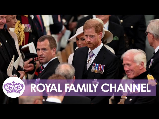 Royal Family Come Together to Honour the Queen at St Paul's