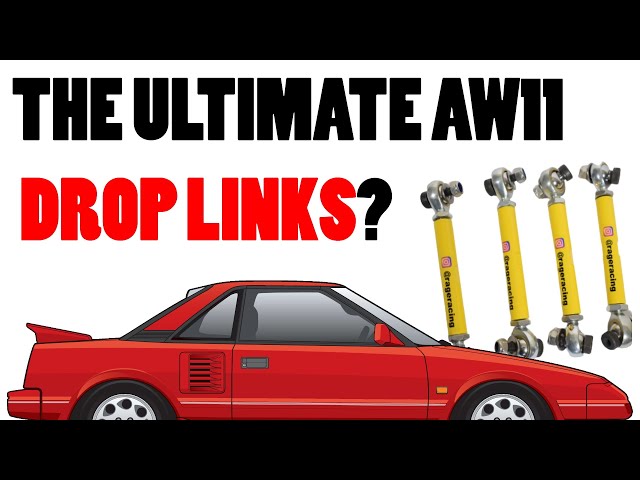 The Ultimate AW11 DROP LINKS - RageRacing Drop Links REVIEW and INSTALL