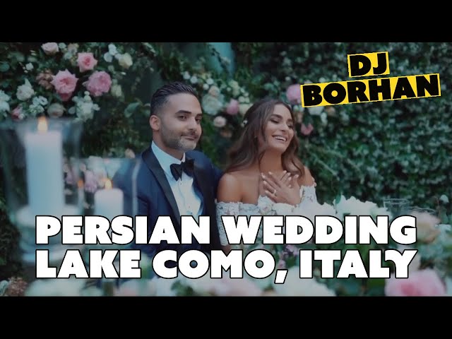 Persian Destination Wedding in Lake Como, Italy with DJ & MC