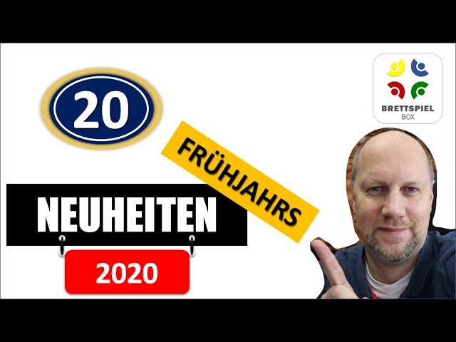 Brettspiel Neuheiten 1  Halbjahr 2020   Nürnberg