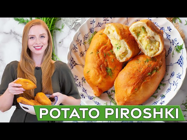 Cheesy Potato Piroshki with Bacon | Deep-Fried Ukrainian Street Food