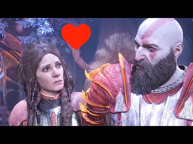 Kratos Reaction TO Freya's Compliment - GOD OF WAR RAGNAROK
