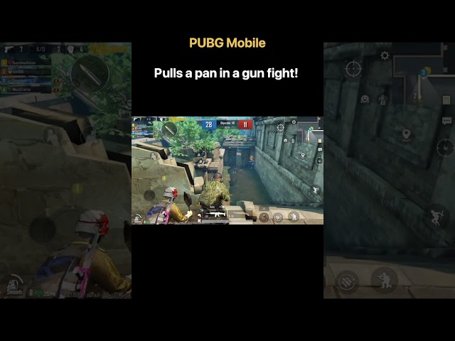 Pulls a pan in a gun fight | PUBG Mobile - Arena Assault