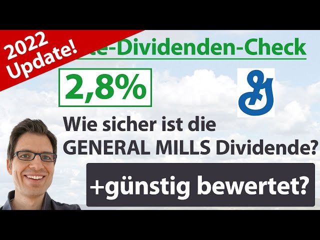 General Mills Aktienanalyse 2022: Wie sicher ist die Dividende? (+günstig bewertet?)