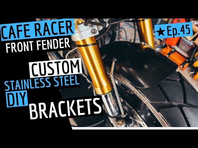 Cafe Racer Custom Front Fender / Mudguard Brackets - Honda CB750