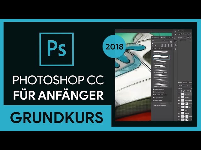 Adobe Photoshop CC 2018 Grundkurs für Anfänger (Tutorial)