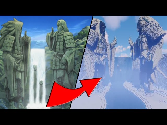 Building Anime's Largest Statue in Minecraft...