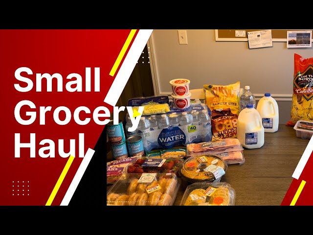 Small Grocery Haul Before we Go Out of Town | Shop With Me
