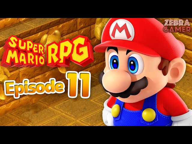 Super Mario RPG Gameplay Walkthrough Part 11 - Land's End! Belome Temple! Belome Boss Fight!