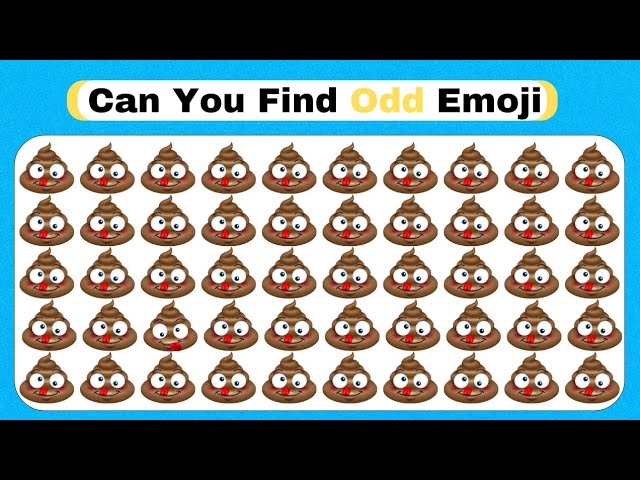 "🔍😱 Can You Spot the Odd Emoji? Test Your Knowledge Now! 🤔🧐 #OddEmojiChallenge"
