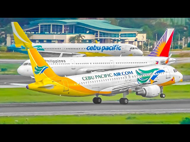 10 MINS of Plane Spotting at Manila Ninoy Aquino Airport (MNL/RPLL)