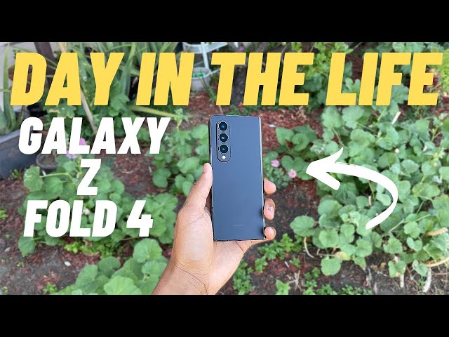 Galaxy Z Fold 4 - Real Day In The Life Review (Camera & Battery Test)