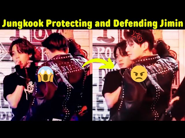 Jungkook Protecting and Defending his small and precious Jimin Hyung