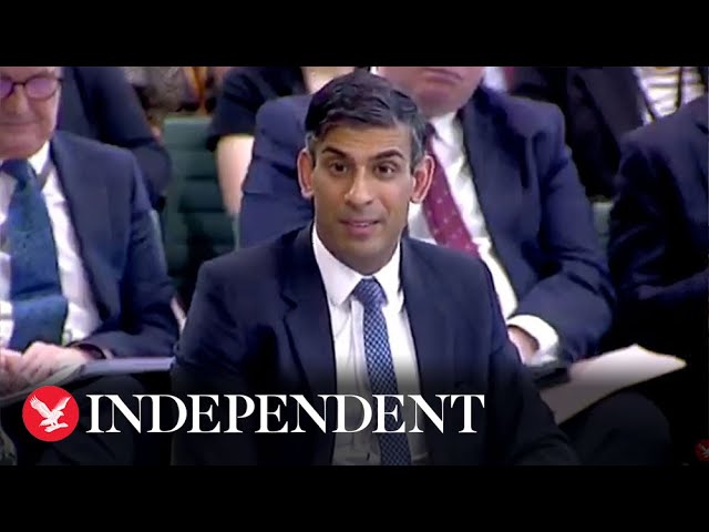 Watch again: Rishi Sunak questioned on cost of living and Ukraine by parliament liaison committee