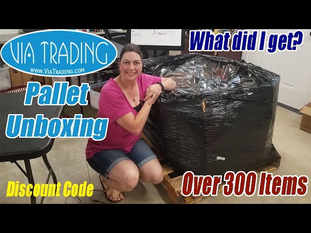 Via Trading Pallet Unboxing - What did I get? - Over 300 Items - Will I make Money? Online Reselling