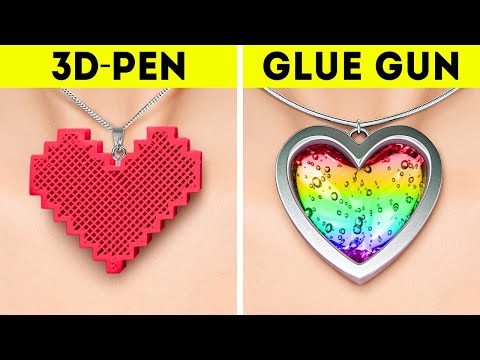 3D PEN VS. GLUE GUN | Brilliant DIY Crafts, Jewelry And Repair Tricks