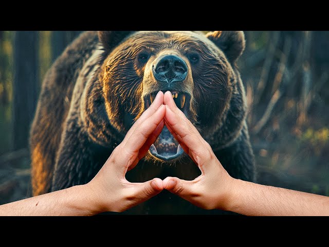 Техника «треугольник», которая спасет вас от нападения медведя