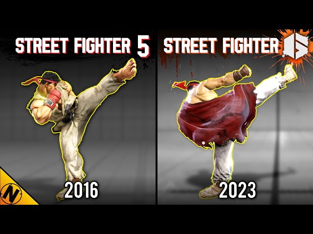 Street Fighter 6 vs Street Fighter 5 | Direct Comparison