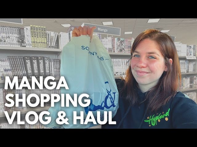 Manga Shopping Vlog & HAUL 😱
