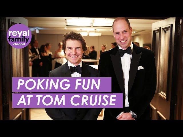 "Don't take our helicopters!" Prince William Pokes Fun at Tom Cruise