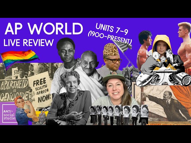 AP World History Exam Review: 1900-present (Units 7-9)