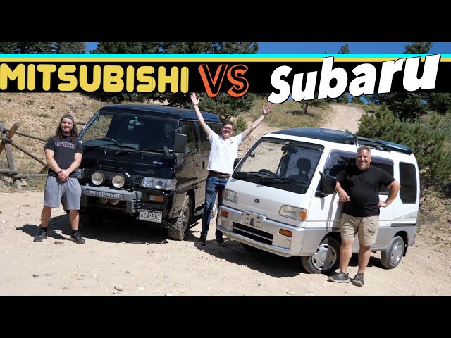 Two Very Unique Japanese 4x4 Overland Vans Attempt Tombstone Hill... But Only One Makes It!