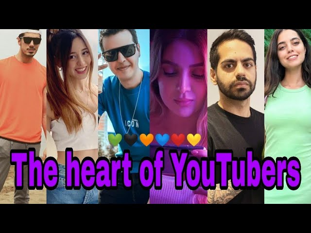 قلب یوتوبر ها چه رنگیه ؟ ❤️💥 The heart of YouTubers