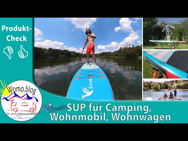 SUP fürs Camping, Wohnmobil, Wohnwagen: Wir checken Freeinsup Abenteuer 11'