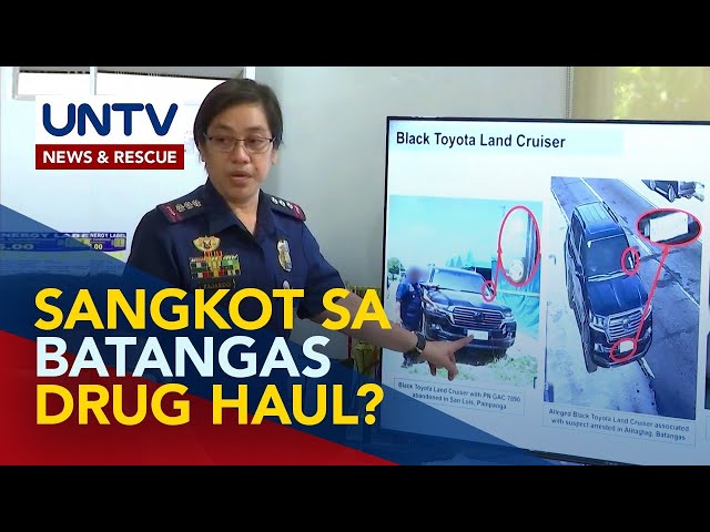 2 sasakyan na sangkot sa drug haul sa Alitagtag, Batangas, natagpuan ng PNP sa Pampanga